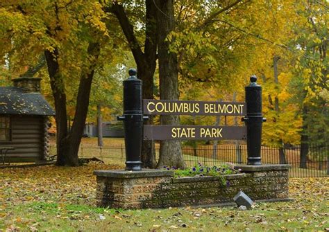 Columbus belmont state park - lat: 36.7662443 long: -89.1109119. Columbus-Belmont State Park is a 160-acre recreation park and historic site. It is on the National Register of Historic Places and on the …